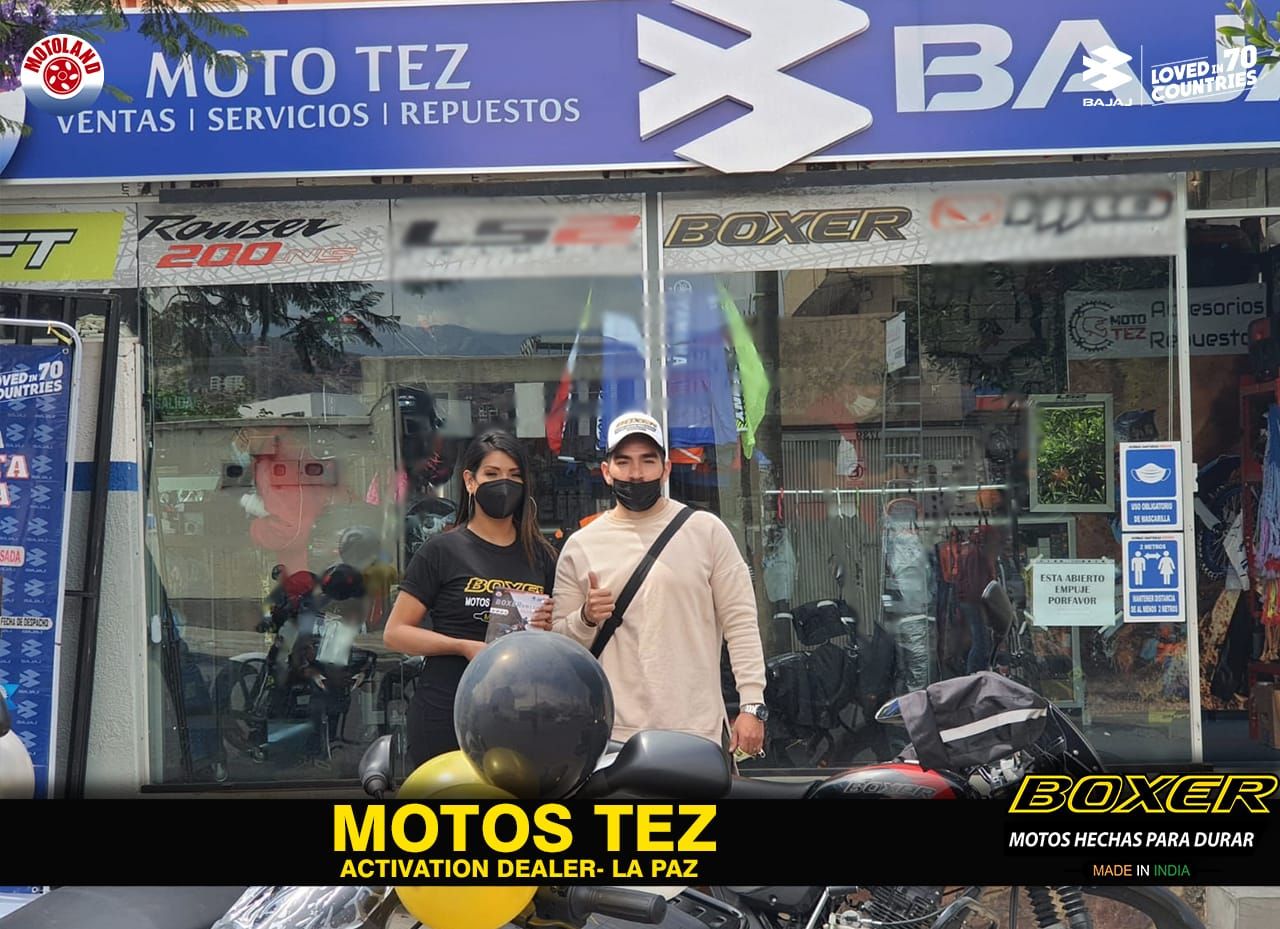 Activación en tienda en Motos Tez · La Paz