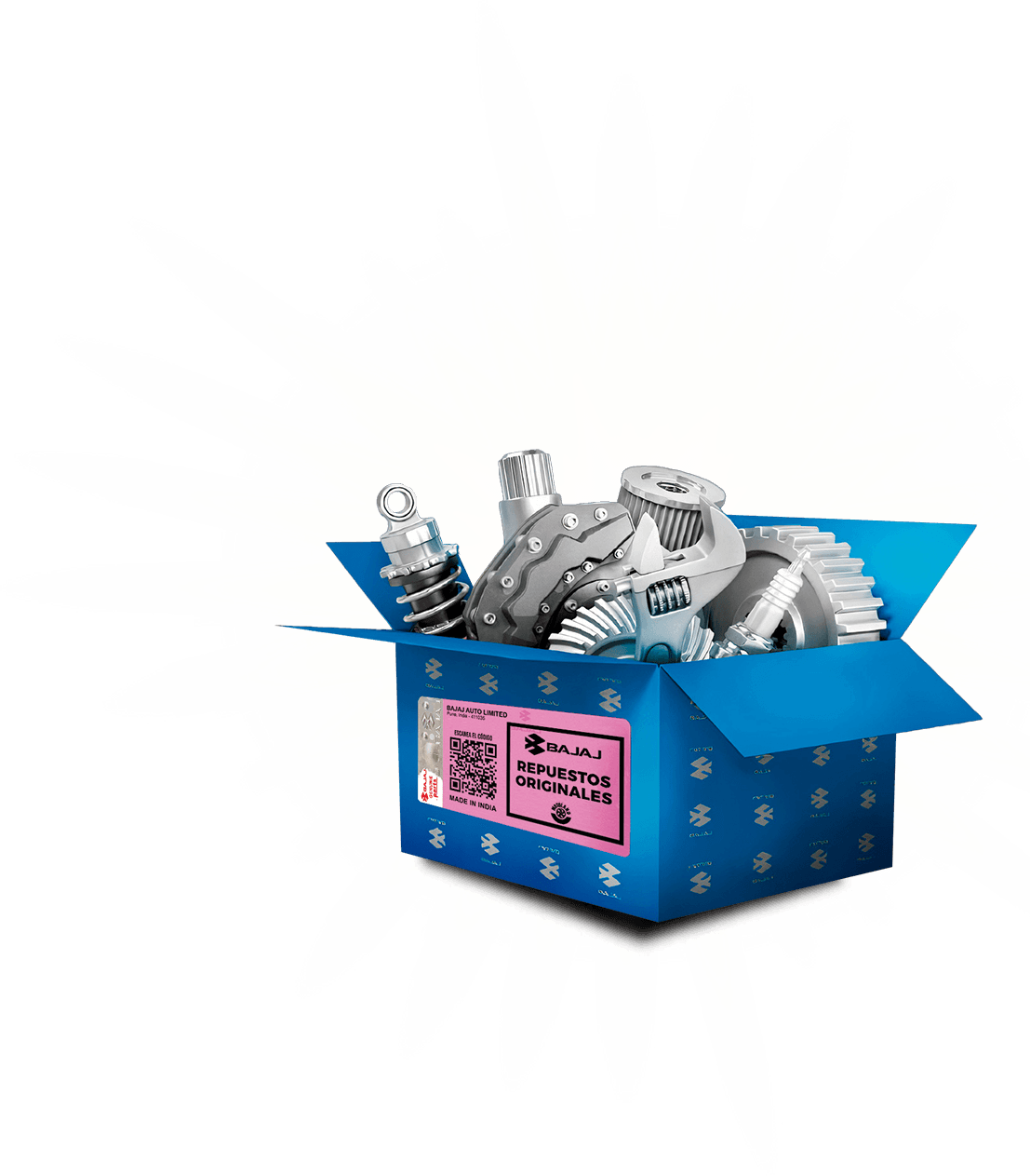 Caja de repuestos